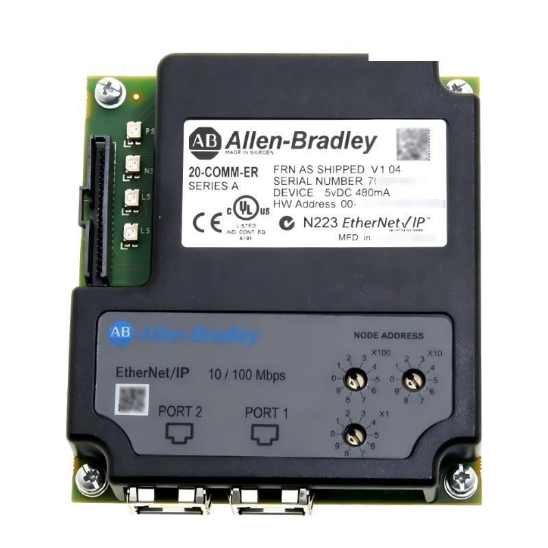 Allen Bradley 20-COMM-ER PowerFlex EtherNet/IP Dual Port Communication Adapter