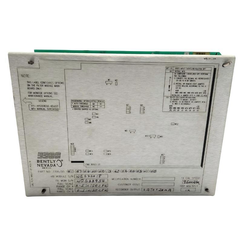 Bently Nevada 3300/95 Vibration