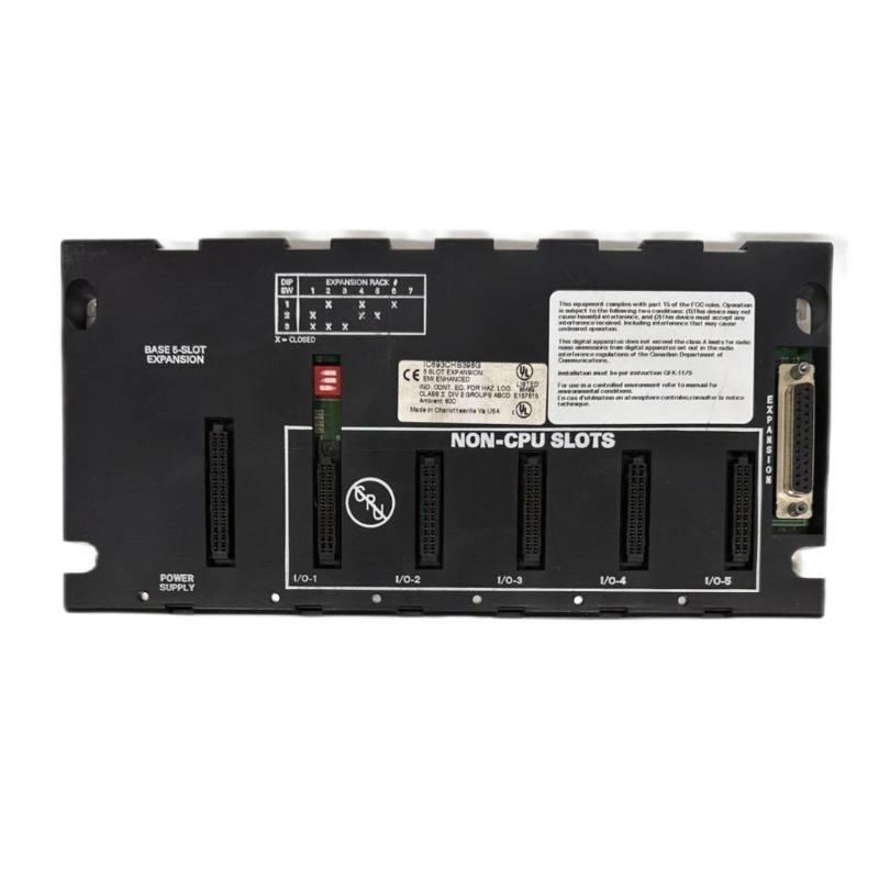GE IC693CHS398 5-Slot Expansion